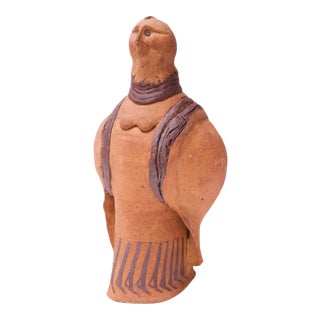 Studio Stoneware "Pigeon" Sculpture Attributed to Polk For Sale
