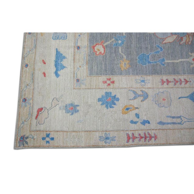 Oriental Hand Knotted Rug Turkish Antique Look Oushak 9'4" x 12'7" Explore a curated collection of hallway runners, wool...