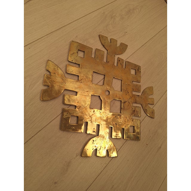 1960s Vintage Gilded Bronze Frieze, 1960s For Sale - Image 5 of 6