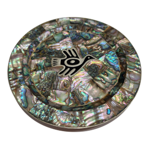 1940s Los Castillo's Mexican Silverplate Butter Plate With Bird Design