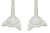 Wood Vintage Sirmos Wood Rams Head Floor Lamps With Brass Hardware, Restored, 1975 For Sale - Image 7 of 11