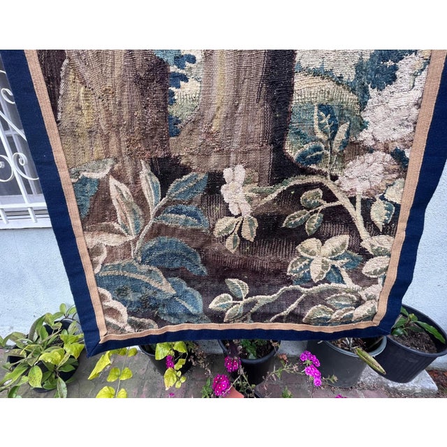 18th-Century Wool and Silk Tapestry For Sale - Image 9 of 12