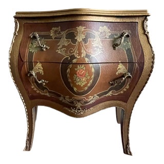 Vintage French Louis XVI Bombay Chest Commode For Sale