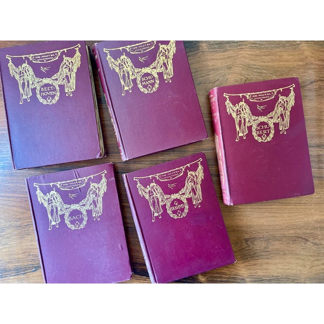 Art Deco 1900s Collection of the Master Musicians - Set of 5 For Sale - Image 3 of 12