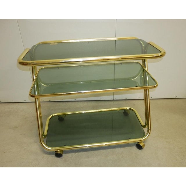 Brass Food Trolley from Morex, 1970s For Sale - Image 12 of 14