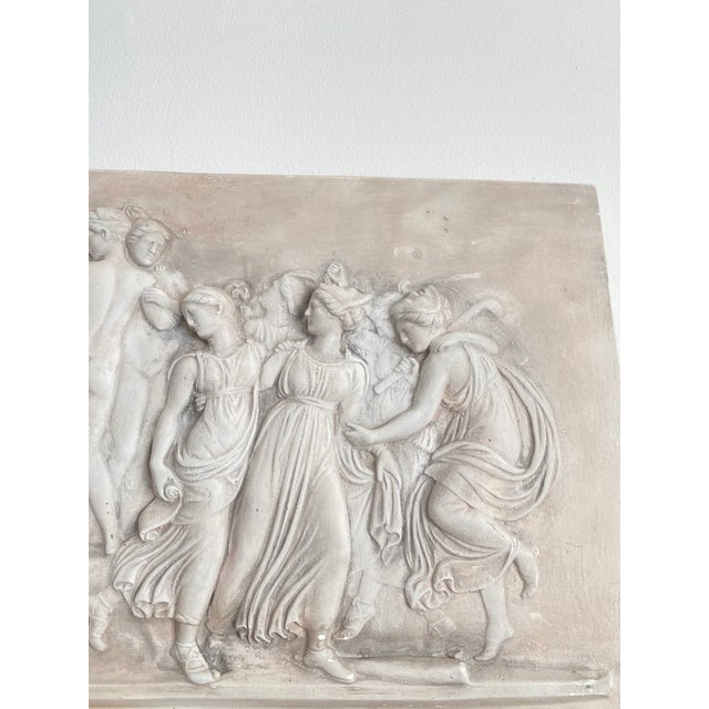 Vintage Greek Style Dance of the Muses Plaster Relief Wall Art Chairish