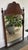Brown Antique Federal Mirror With Two Finials For Sale - Image 8 of 8