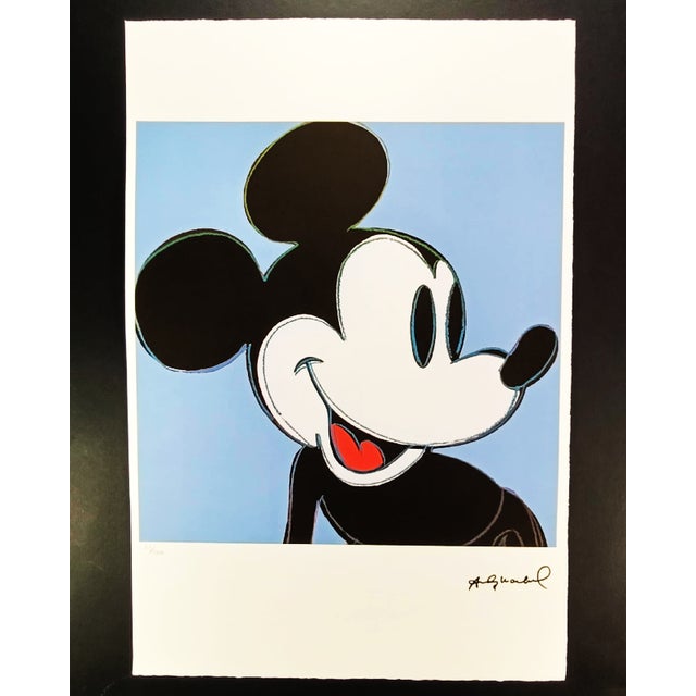 Andy Warhol, Mickey Mouse, Limited Edition Lithograph, 1980s For Sale - Image 10 of 10
