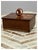 Vintage rare little Monkey Ojima was added to the top of the Vintage Parquet box. The little monkey is hanging on a branch...