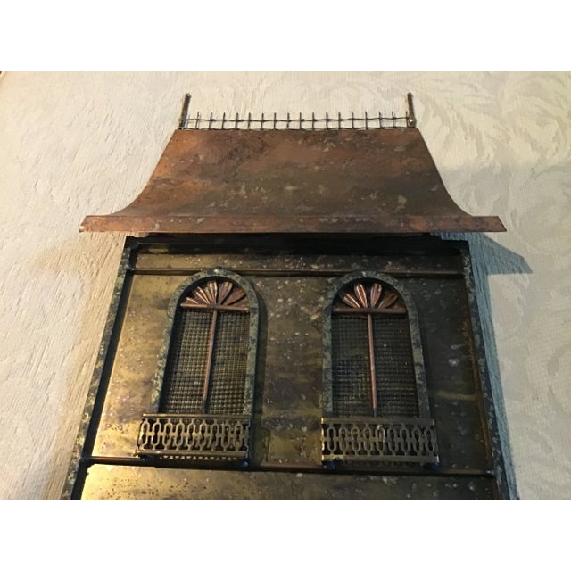 Curtis Jere Vintage Signed “Paris Cafe” Metal Wall Sculpture For Sale - Image 9 of 12