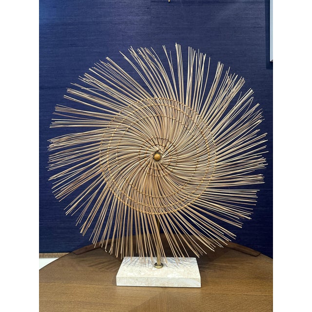 Fulfill your desire for a more modern palette with this round sculpture from the Hari collection by Arteriors Home....