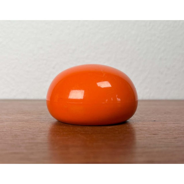 Mid-Century Modern Space Age Danish Orange Plastic Nutcracker from Dana Plast, 1960s For Sale - Image 14 of 18