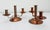 Primitive Hammered Copper Candle Holders - A Pair For Sale - Image 4 of 8