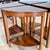 Mid 20th Century Fyne Ladye Nesting Cocktail Table Set – Round Mahogany Coffee Table With 4 Demilune Side Tables For Sale In Dallas - Image 6 of 14