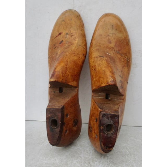 Wood Vintage Wooden Shoe Stays, U S Navy 1938 - A Pair of 2 For Sale - Image 7 of 9