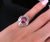 Late 20th Century Fine 3.04ct Gia Certified Thai Heated Ruby & 1.64ct Diamond Platinum Ring Size 4 For Sale - Image 12 of 18