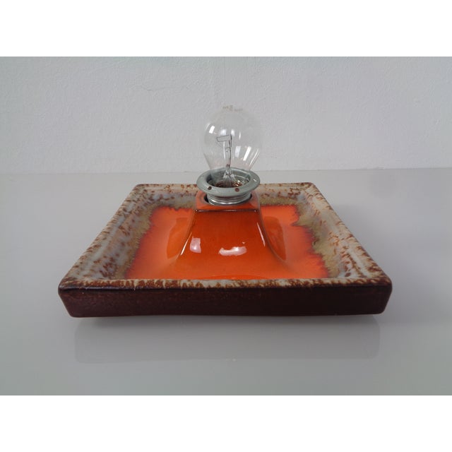 Ceramic Pop Art Ceramic Wall Lamp, Germany, 1970s For Sale - Image 7 of 15