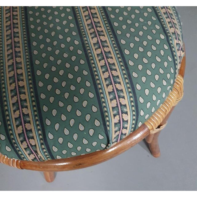 Vintage Balcony Chairs and Table in Rattan and Bamboo, 1970s, Set of 3 For Sale - Image 17 of 18