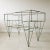 1960s Vintage American Architectural Wire Metal Garden Table For Sale - Image 5 of 10