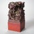 Antique Chinese Carved Hardwood Figural Group With Dragons, Circa 1920 For Sale - Image 4 of 9
