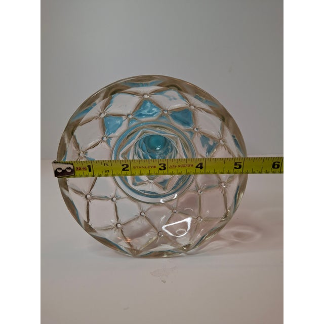 Rare Pair Antique Consolidated Pink & Blue Cased Glass Florette Stand Lamps P&A For Sale - Image 15 of 18