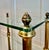 Mid-Century Brass Glass Étagère Bookcase Display For Sale - Image 11 of 17