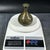 This charming vintage vase features a classic teardrop or pear-shaped silhouette with a slender neck and a gracefully...