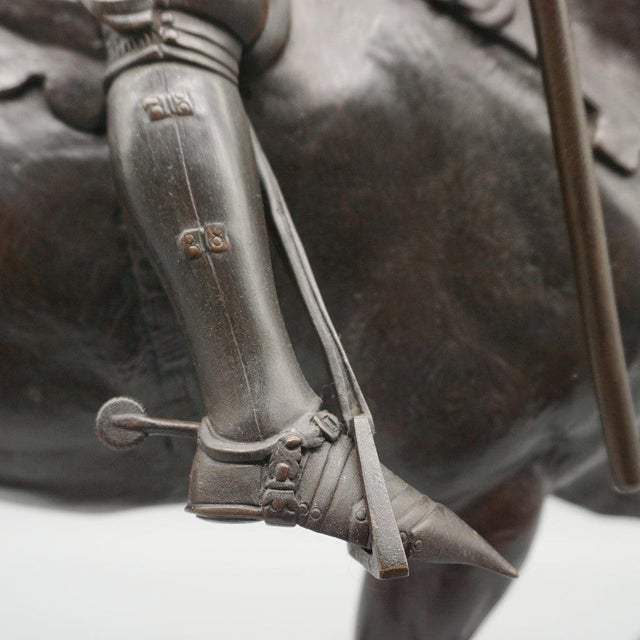 Bronze Jeanne Darc Sculpture by Emmanuel Fremiet For Sale - Image 16 of 17
