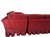 Nice Low Profile Petite Sectional Sofa great for tight area Low profile for a sleek setting Viberent Red with Royal Blue...