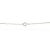 1.63 Ct Beaded Emerald Halo Diamond Chain Necklace in 18k Solid Gold For Sale In New York - Image 6 of 12