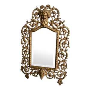 19th Century p.e. Guerin Brass Mirror