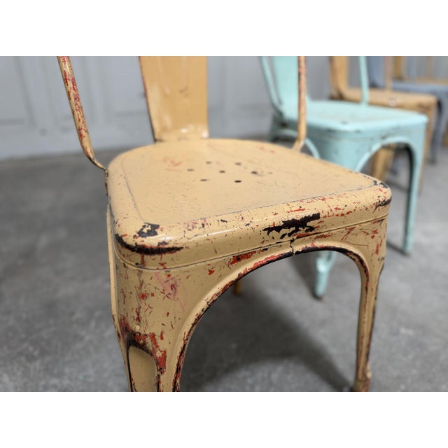 1960s Vintage Tolix Chairs, 1960s, Set of 5 For Sale - Image 5 of 10
