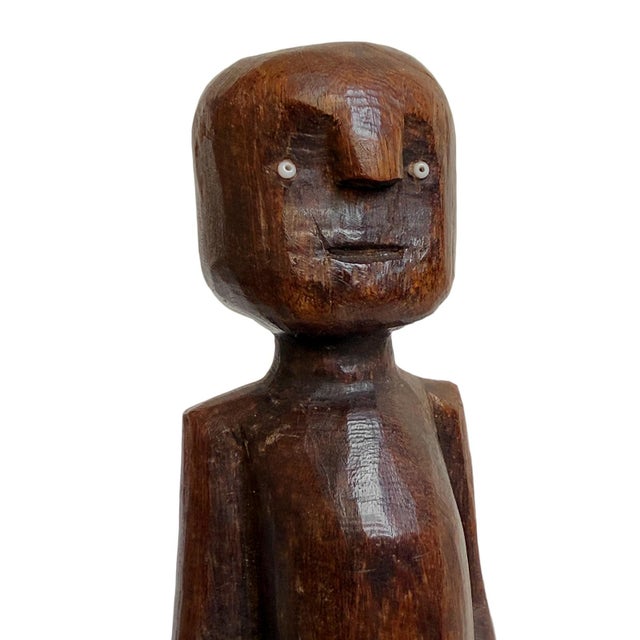 Early 20th Century Rare Antique African Tanzania Kaguru Figure For Sale - Image 5 of 6