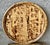 Stylish Mid 20th-Century Split Tortoiseshell Bamboo & Herringbone Rattan Circular Tray For Sale - Image 11 of 18