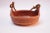 Studio Ceramic Terracotta Basket / Bowl With Woven Handle For Sale - Image 12 of 12