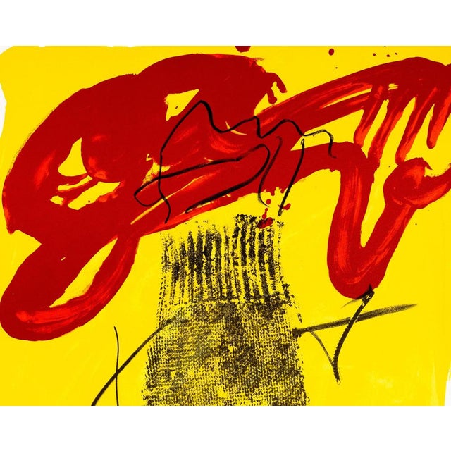 Galeria Punto Lithograph Poster after Antoni Tapies For Sale - Image 5 of 6
