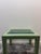 Contemporary Late 20th Century Faux Shagreen Green Side Table With Glass Inset Top For Sale - Image 3 of 11
