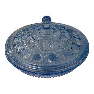 1960s Indiana Glass Covered Bowl For Sale