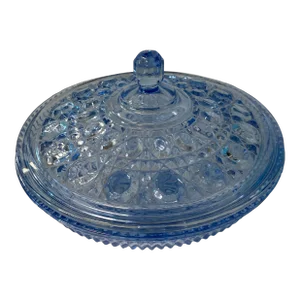 1960s Indiana Glass Covered Bowl