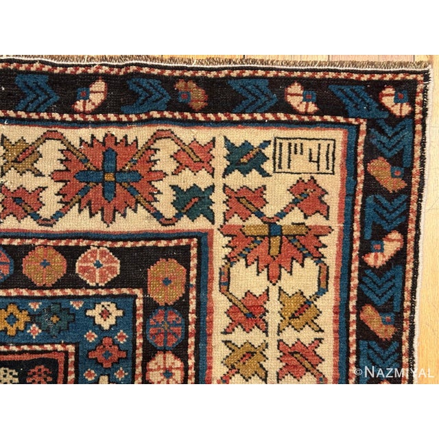 Nazmiyal Collection Antique Caucasian Shirvan Rug For Sale - Image 4 of 10