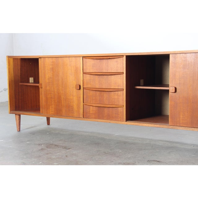 Mid-Century Danish Lowboard in Teak, 1960s For Sale - Image 10 of 18