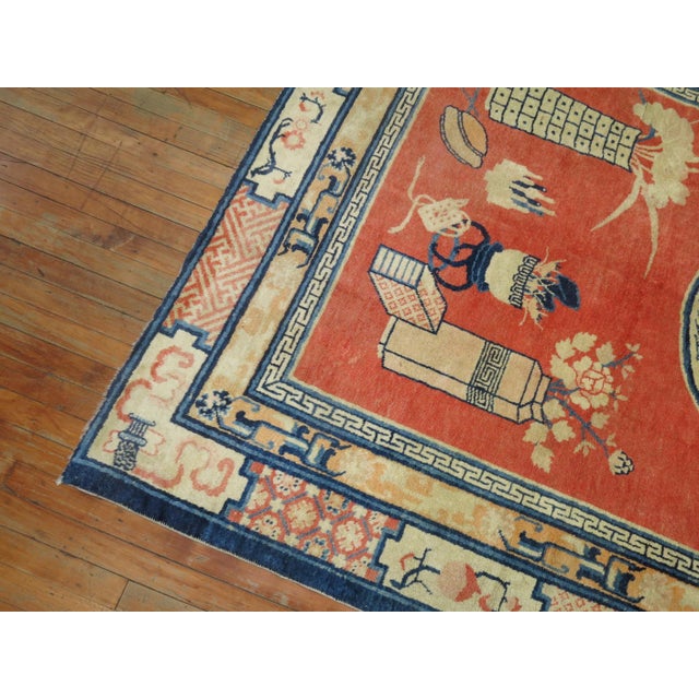 Early 20th Century Zabihi Collection Tibetan Pictorial Rug - 5'11" x 9'3" For Sale - Image 4 of 9