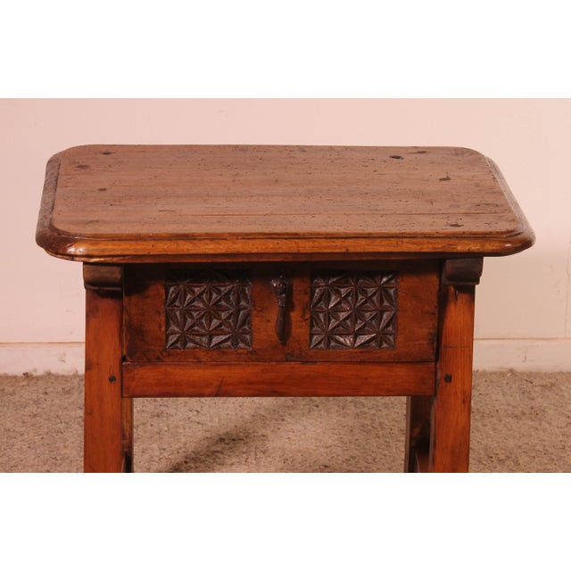 Small Spanish Table, 18th Century For Sale - Image 3 of 10