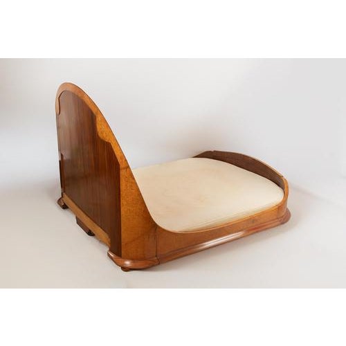 1920s Art Deco Bed by Jules Leleu For Sale - Image 5 of 16