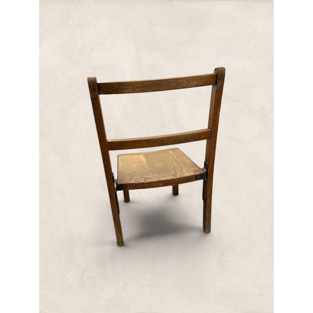 Antique English Pine Children's Chairs, Set of Four For Sale - Image 10 of 18
