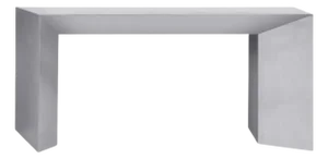 Modern Greg Sheres Style Stainless Steel Console Table