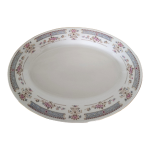 1960s Oval Serving Platter Catherine by China Pearl