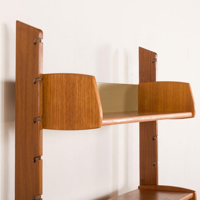 Scandinavian Free Standing Wall Unit Model Ergo by John Texmon, Norway, 1960s For Sale - Image 12 of 17