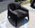 Verellen Verellen “Murphy” Black Hair on Hide Armchair For Sale - Image 4 of 7