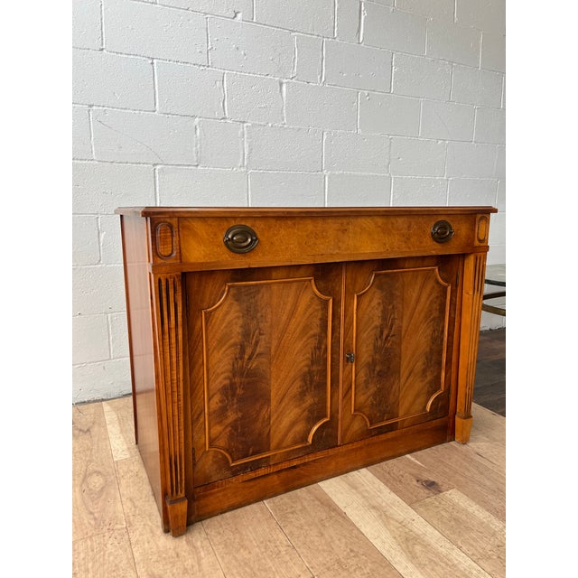 Mid-Century Modern Mid Century Saginaw Furniture Hideaway Extendable Dining Table For Sale - Image 3 of 12